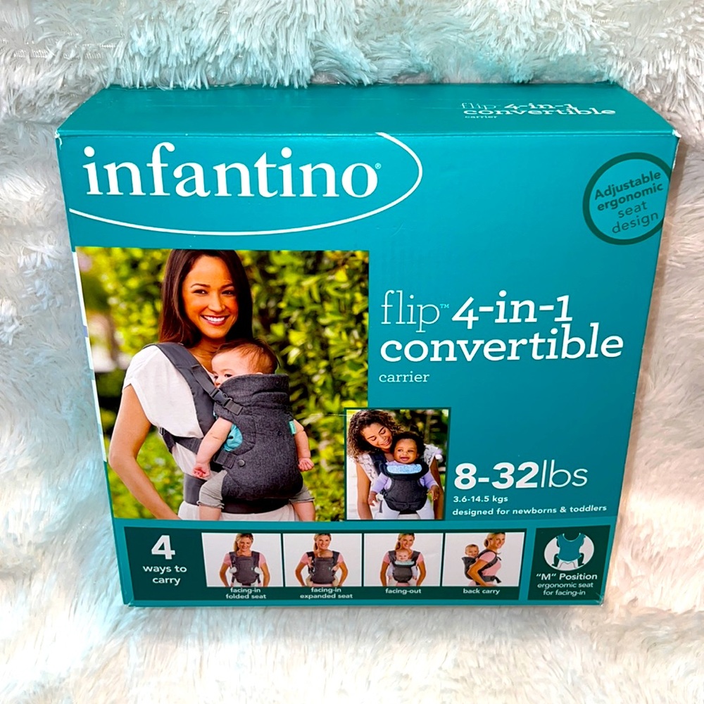Infantino Flip Advanced 4 in 1 Carrier.  NWT